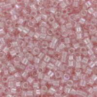 Miyuki delica Beads 11/0 - Pearl lined transparent pink ab DB-1673